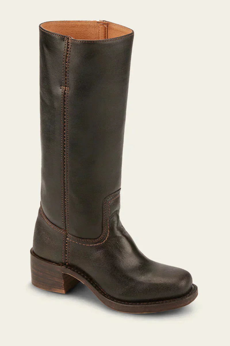Elena | Knee-High Boots with Slim Fit and Structured Sole