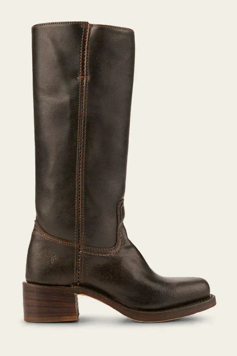 Elena | Knee-High Boots with Slim Fit and Structured Sole