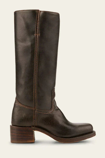 Elena | Knee-High Boots with Slim Fit and Structured Sole