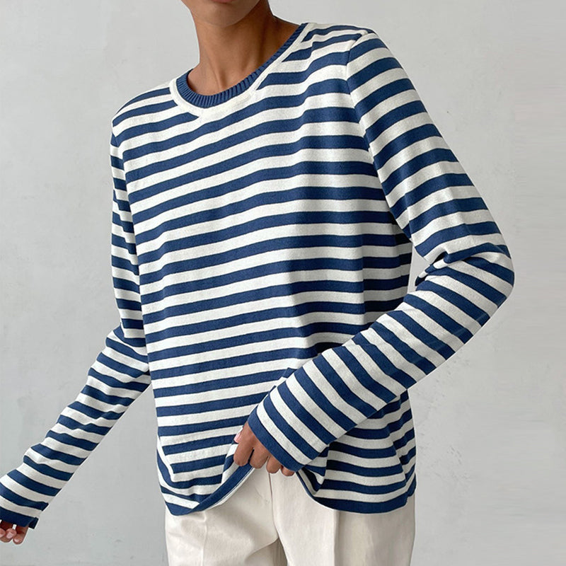 Avery | Refined Striped Summer T-Shirt