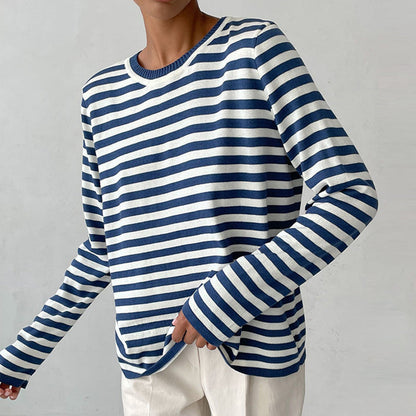 Avery | Refined Striped Summer T-Shirt