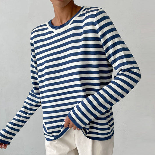 Avery | Refined Striped Summer T-Shirt