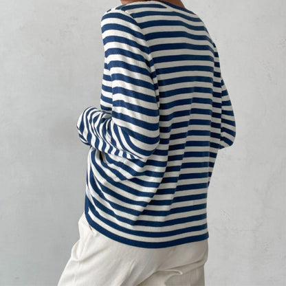 Avery | Refined Striped Summer T-Shirt