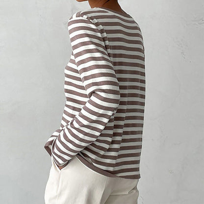 Avery | Refined Striped Summer T-Shirt