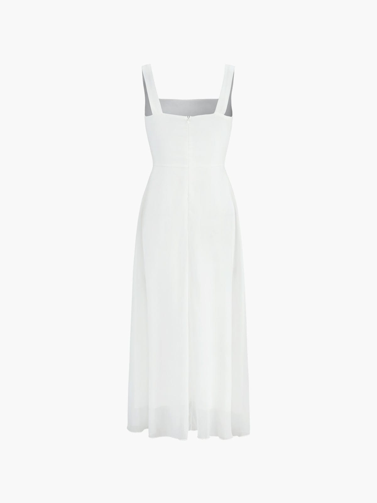 Khloe | Women's Square Neck A-Line Mid-Length Dress Summer Wedding
