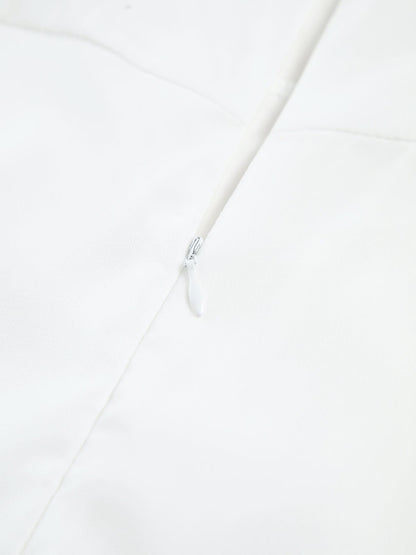 Khloe | Women's Square Neck A-Line Mid-Length Dress Summer Wedding