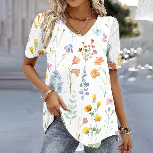 Jordan™ | Women’s Striped V-Neck T-Shirt