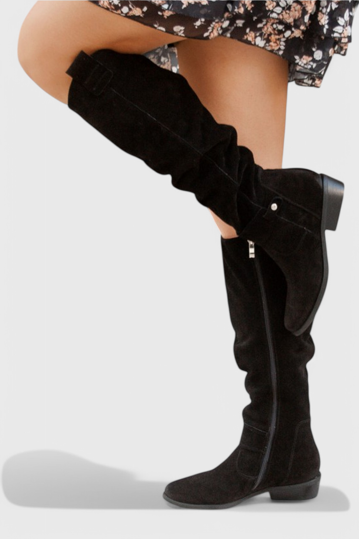 Natalie | Vintage-Inspired High Boots