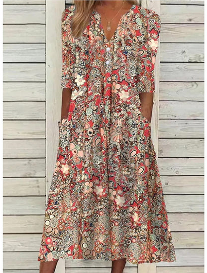 Rylee | Refined Summer Dress with Belly Cover