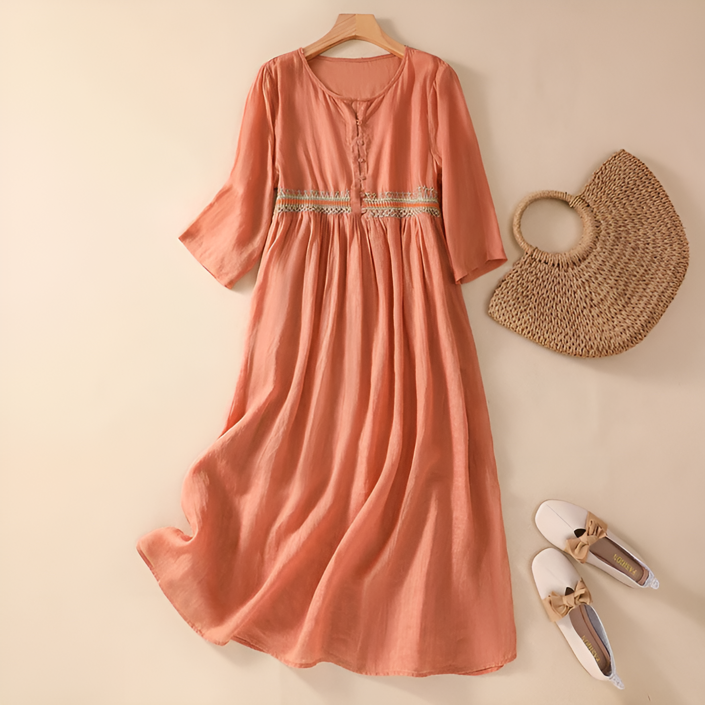 Taylor | Pattern Mid-Length Dress
