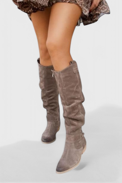 Natalie | Vintage-Inspired High Boots