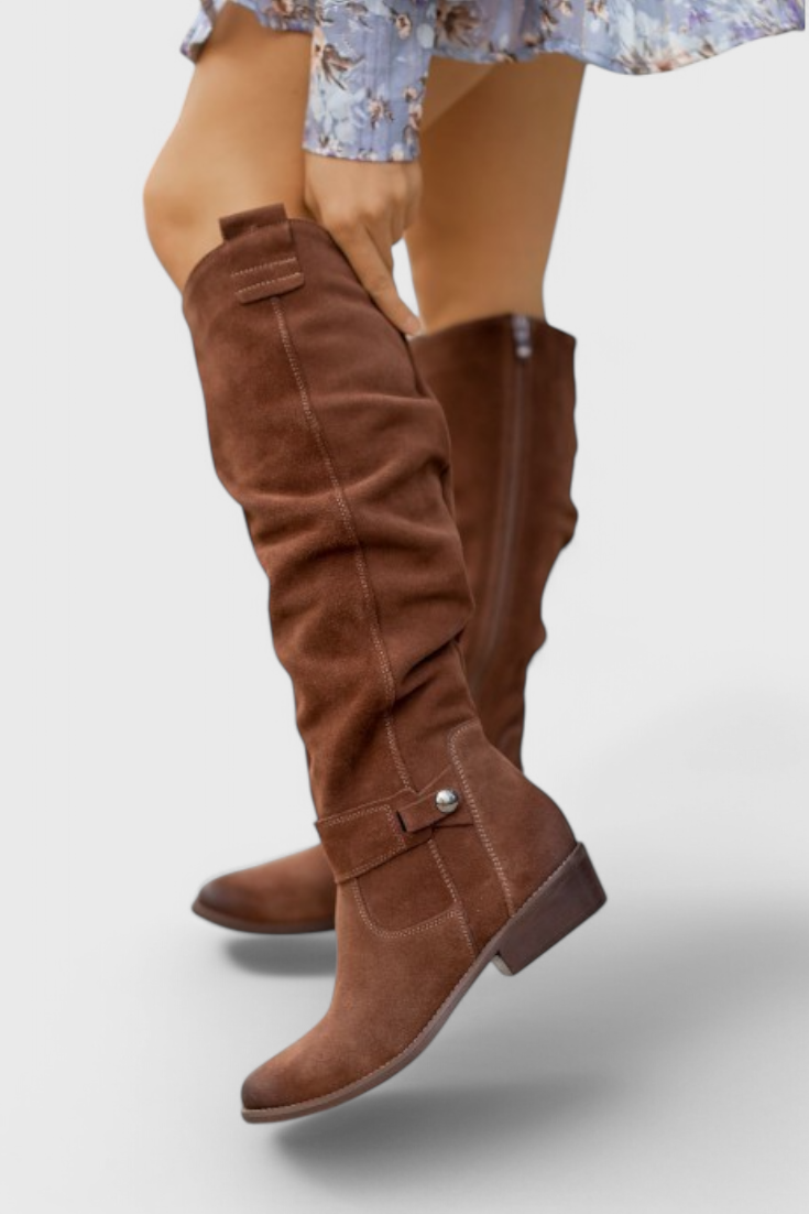 Natalie | Vintage-Inspired High Boots