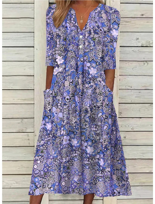 Rylee | Refined Summer Dress with Belly Cover