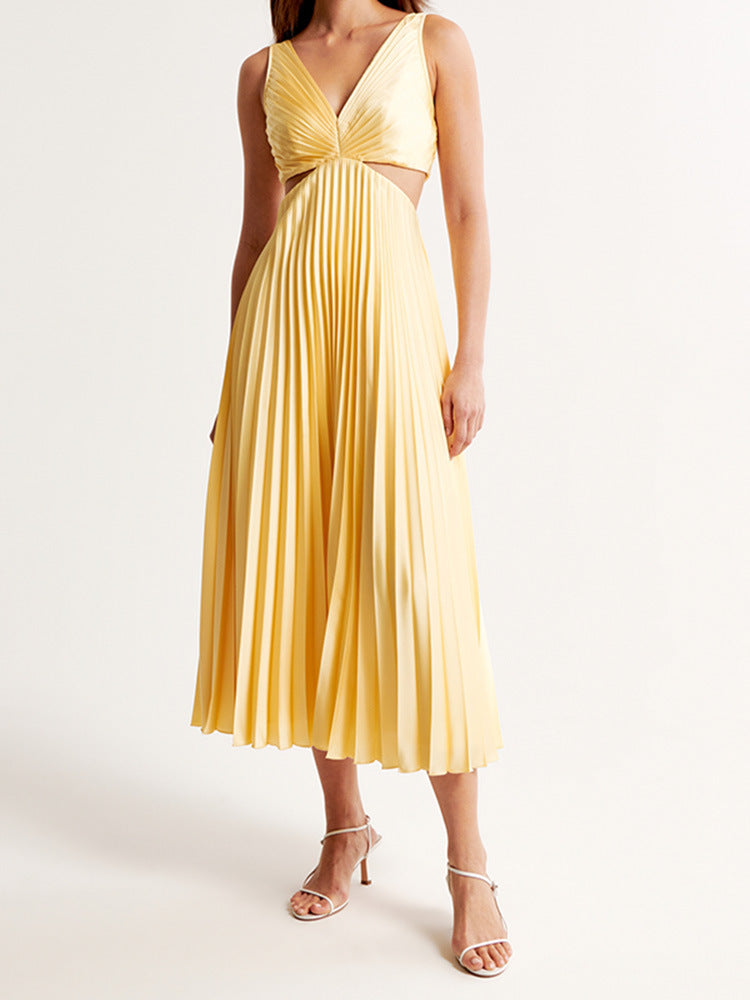 Vanessa | Women's Wedding Guest V-Neck Maxi Dress Evening