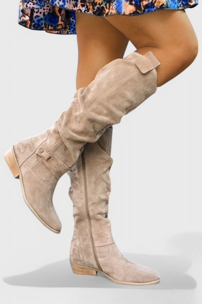 Natalie | Vintage-Inspired High Boots