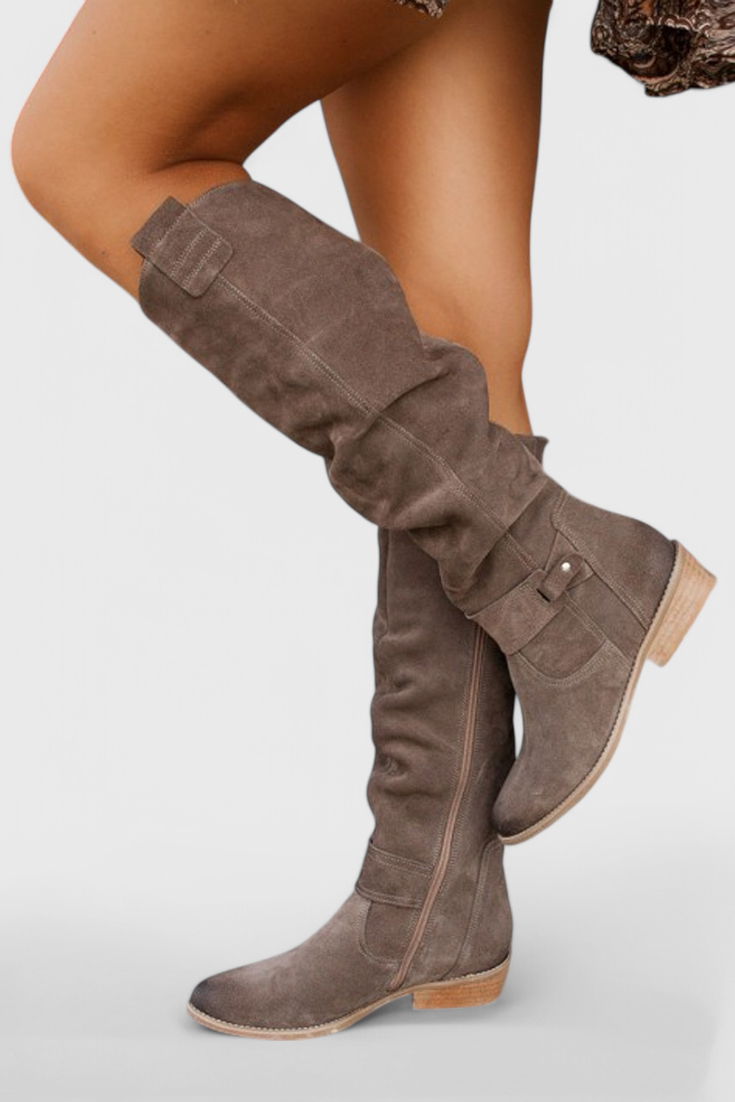 Natalie | Vintage-Inspired High Boots