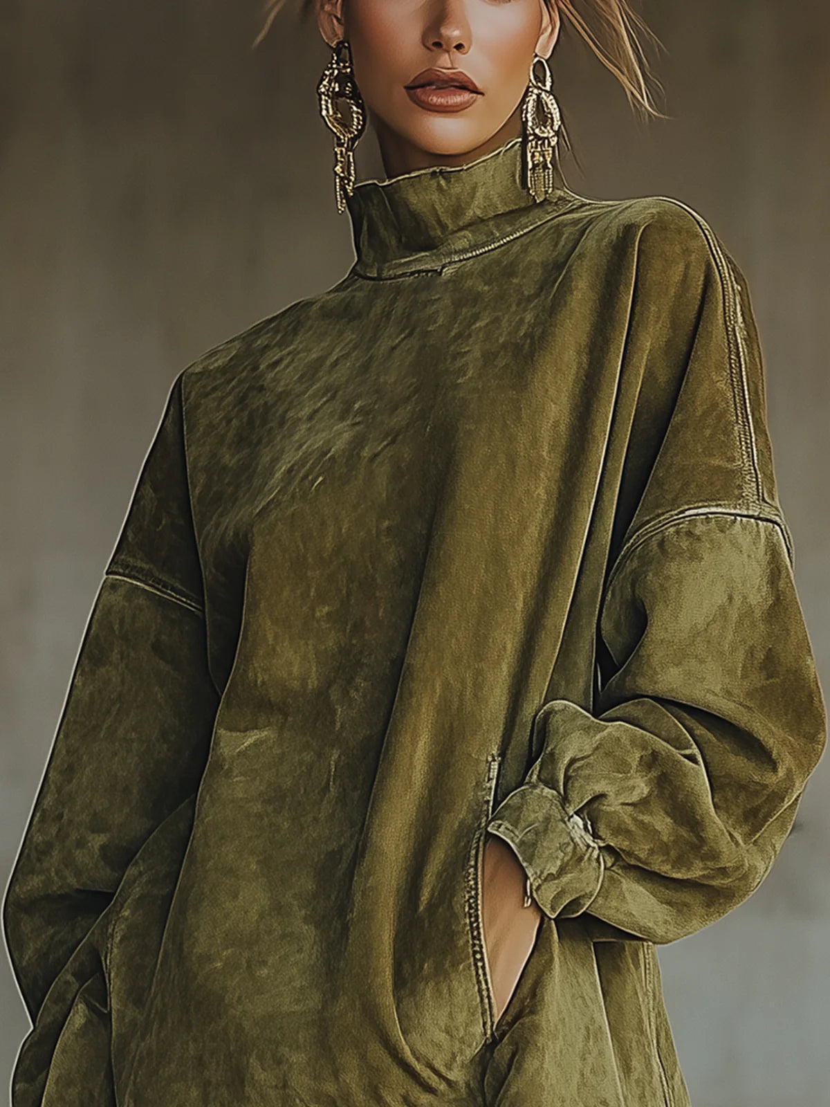 Caroline | Cozy Fringe Dress