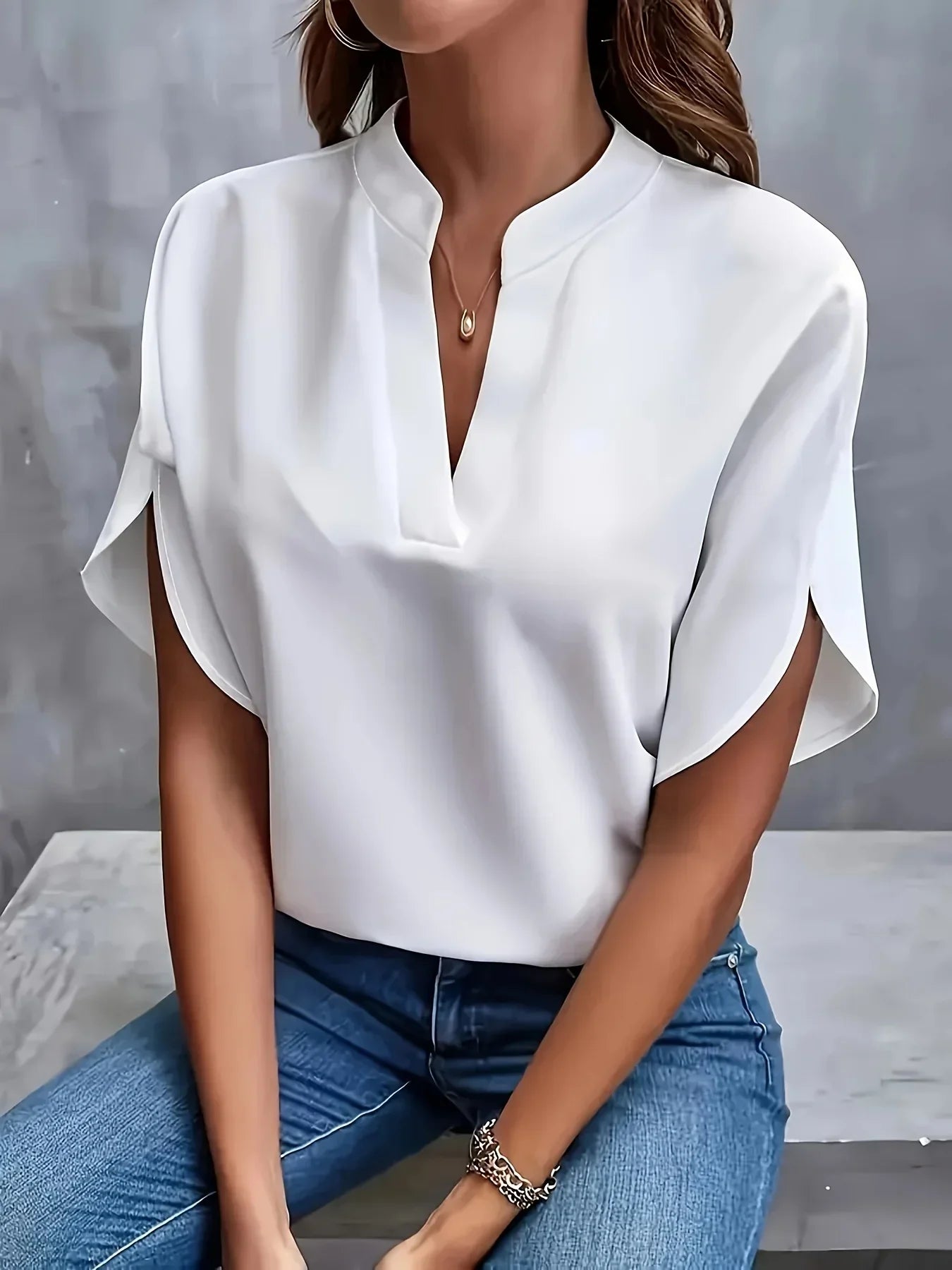 Michelle | Polished Blouse with Tailored Design