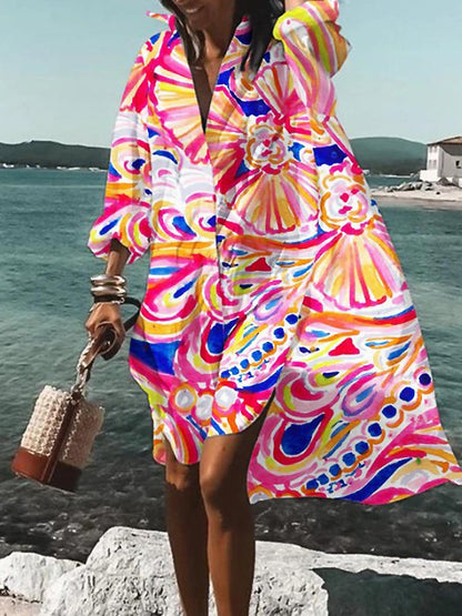 Abigail | Summer Midi Button-Up Dress