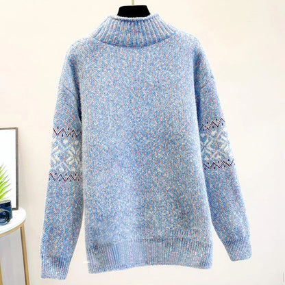 Cara | Snowflake Knit Sweater