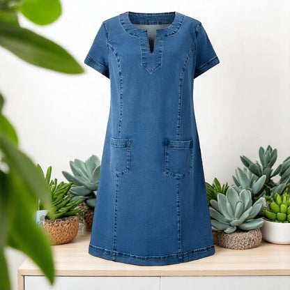 Zoe | Soft Denim Dress