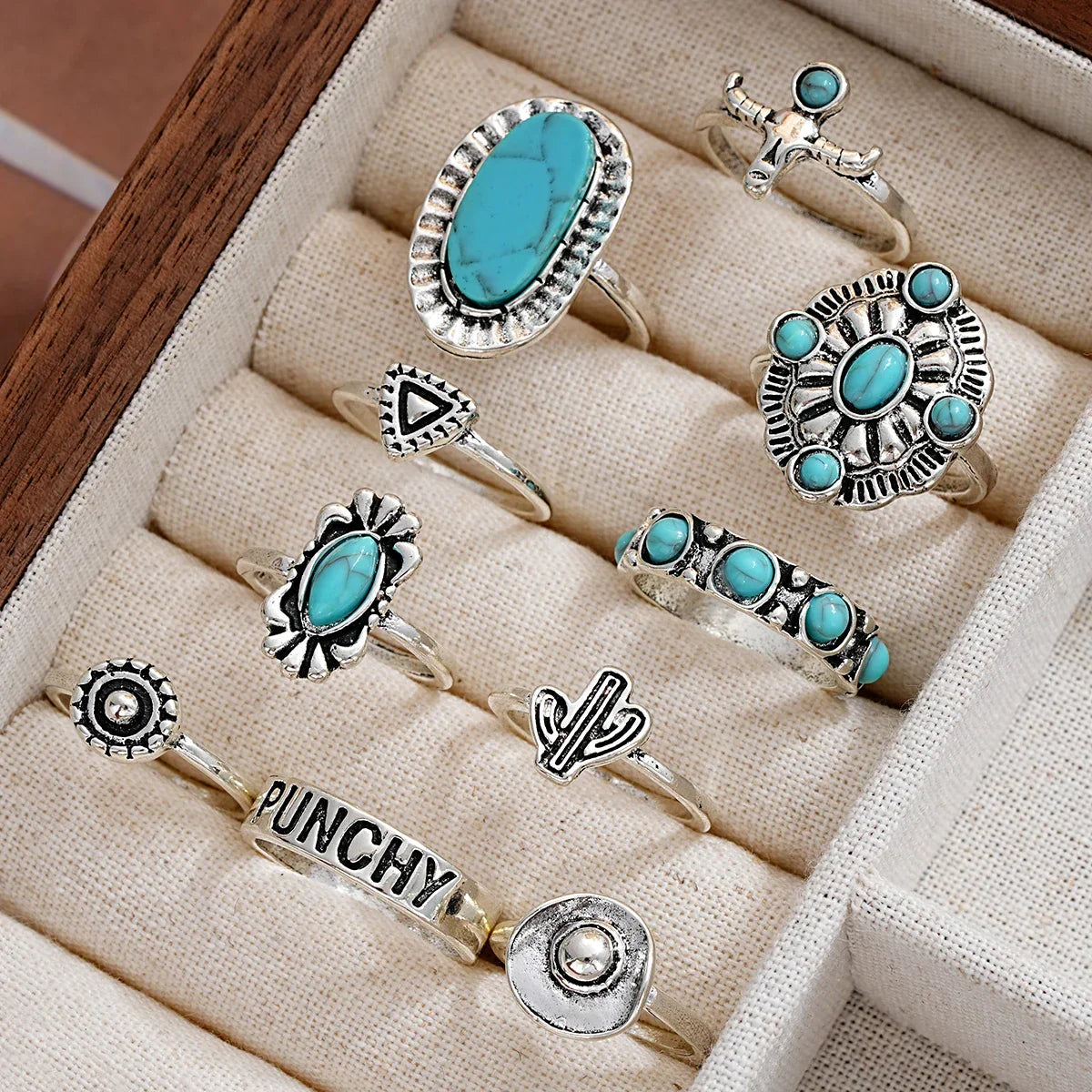 Danielle | 10-Piece Western Ring Set