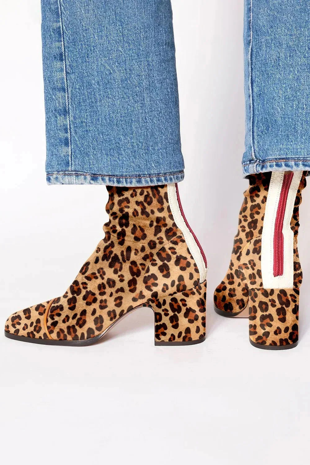 Brenda | Square toe heeled boots