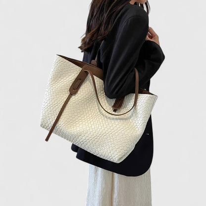 Ava | Timeless Woven Tote Bag