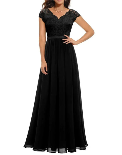 Danielle | Women’s Refined Lace Long Dress