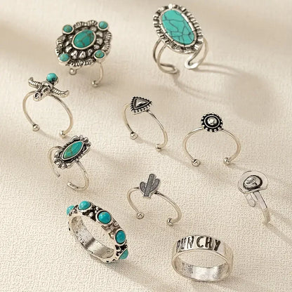 Danielle | 10-Piece Western Ring Set