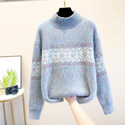 Cara | Snowflake Knit Sweater