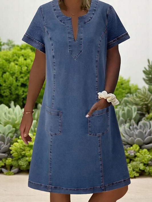 Zoe | Soft Denim Dress