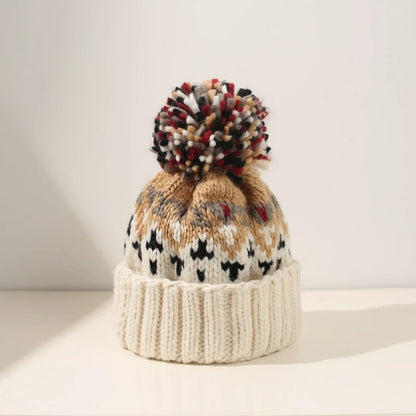 Deborah | Snug Snowflake Pom Beanie