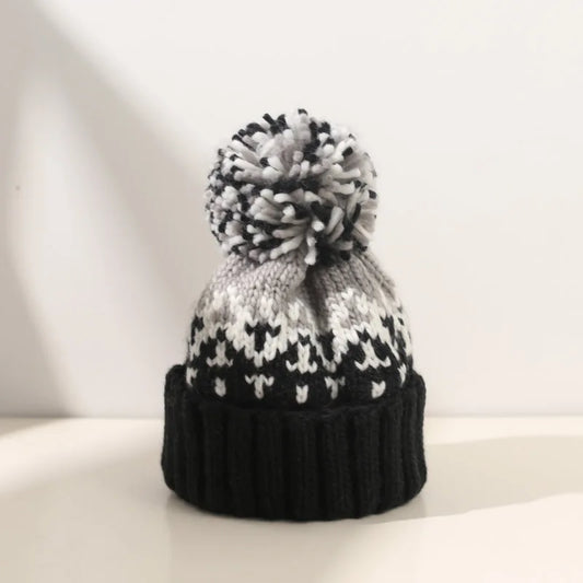 Deborah | Snug Snowflake Pom Beanie