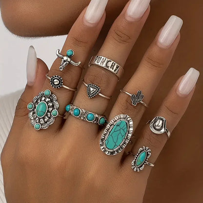 Danielle | 10-Piece Western Ring Set
