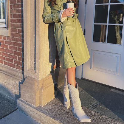 Maya | Refined Metallic Cowboy Boots