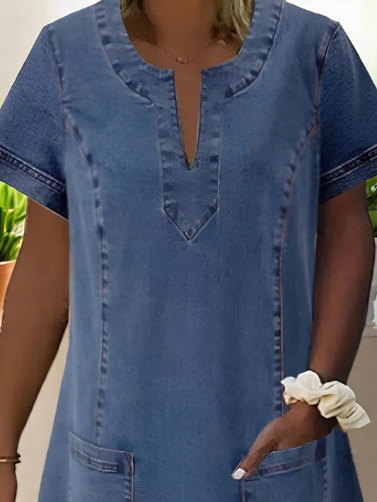 Zoe | Soft Denim Dress