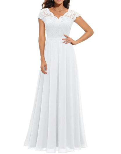 Danielle | Women’s Refined Lace Long Dress