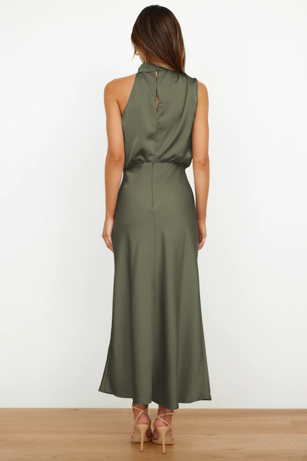 Lacey | Refined Halter Evening Dress
