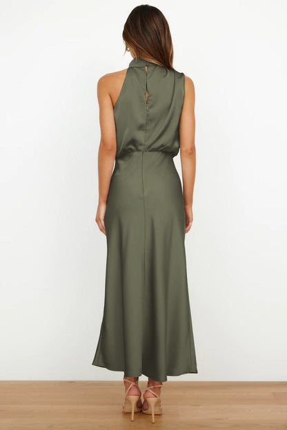Lacey | Refined Halter Evening Dress