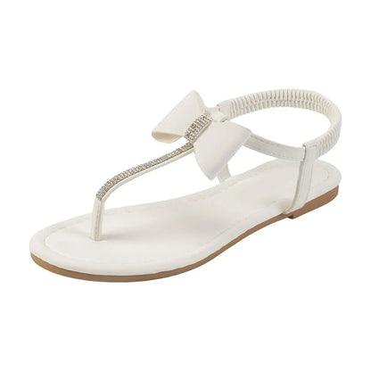 Rosa | Women's Rhinestone Flat Sandals