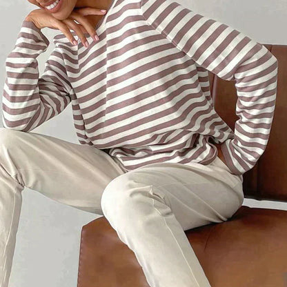 Avery | Refined Striped Summer T-Shirt