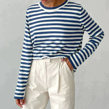 Avery | Refined Striped Summer T-Shirt