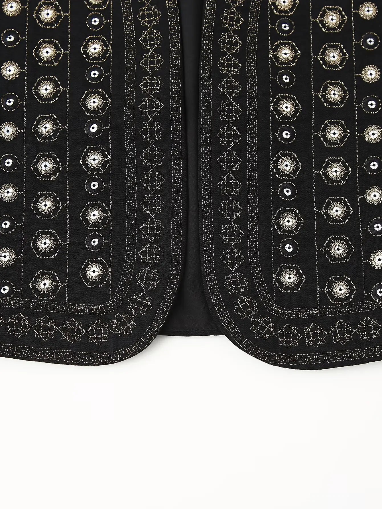Christy | Sequin Pattern Boho Vest