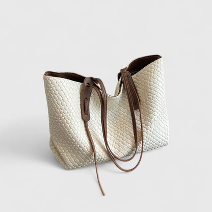 Ava | Timeless Woven Tote Bag