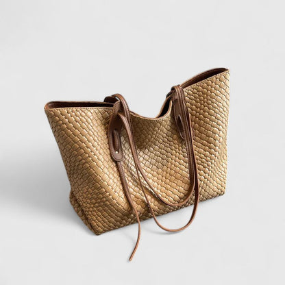 Ava | Timeless Woven Tote Bag