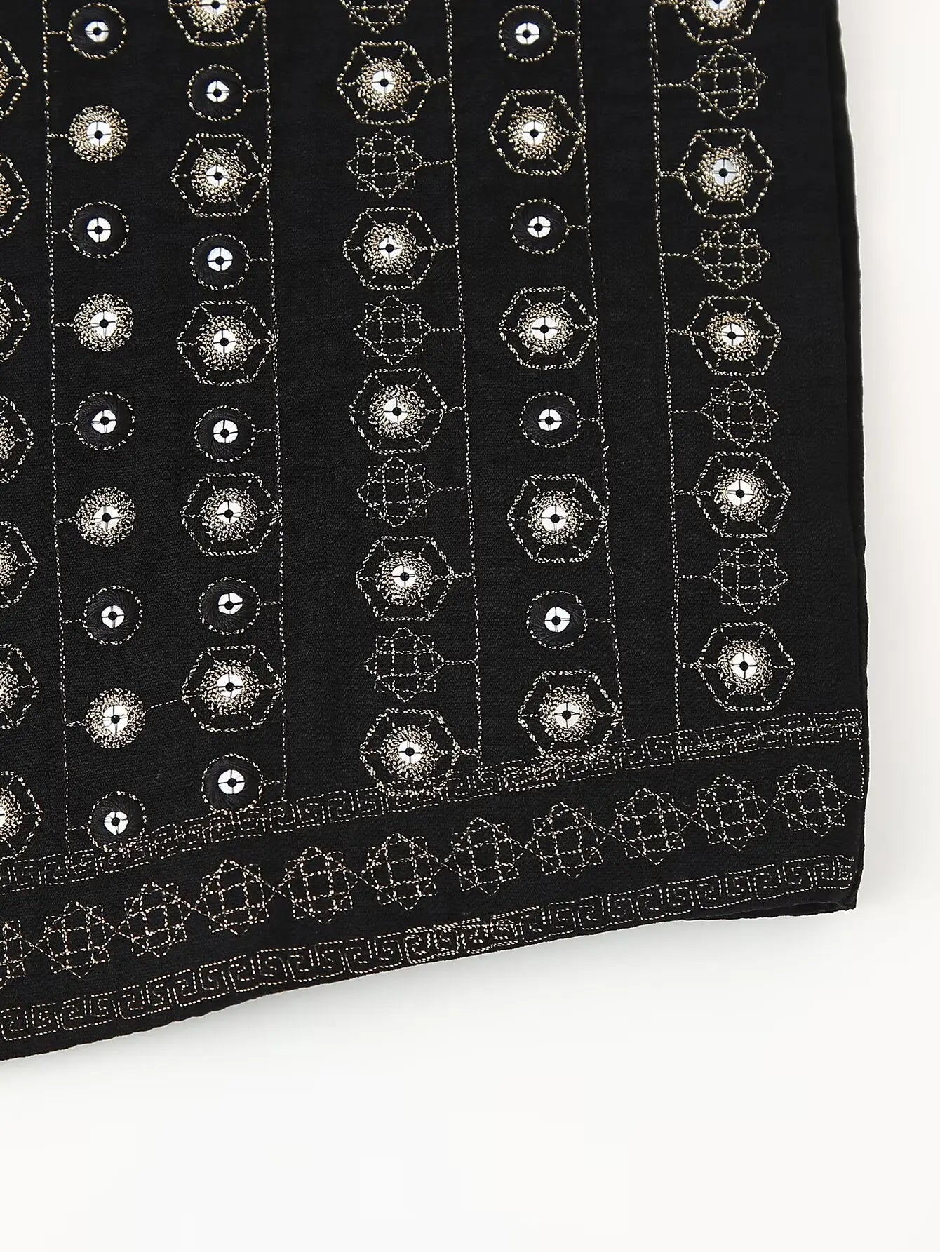 Christy | Sequin Pattern Boho Vest