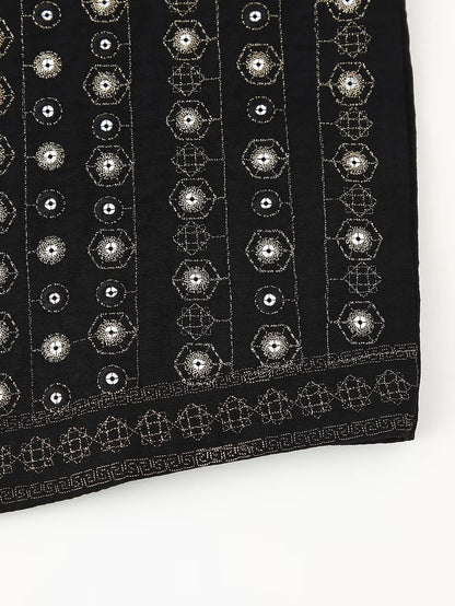 Christy | Sequin Pattern Boho Vest