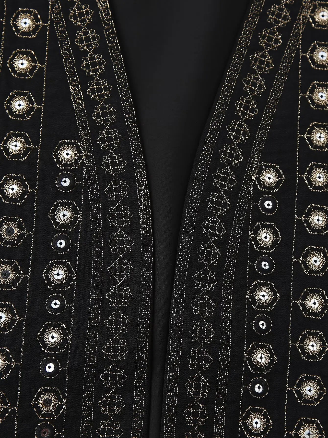 Christy | Sequin Pattern Boho Vest
