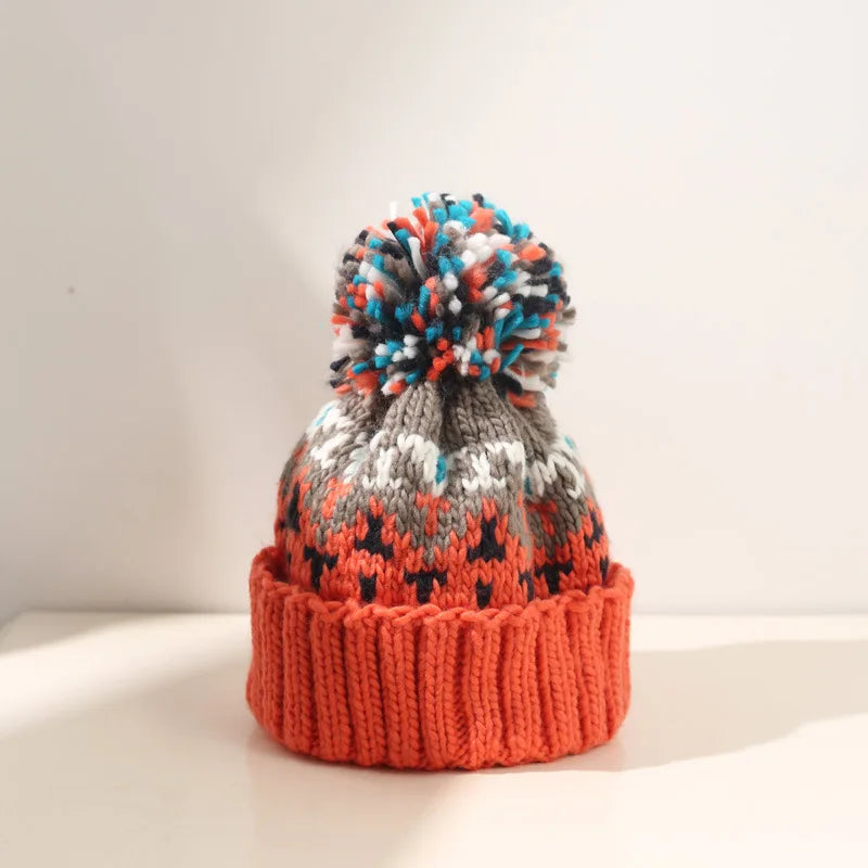 Deborah | Snug Snowflake Pom Beanie